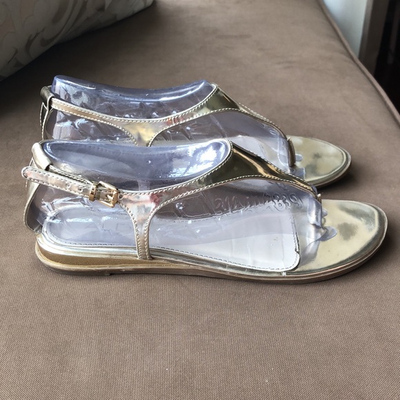 Gold Sandals - Picture 2 of 3